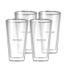 BEANPLUS 雙層家庭咖啡廳玻璃, 4個