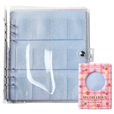 2Youngdesign 袖珍卡片收集本 240格+可掛式相冊組, 隨機出貨(袖珍卡片收集本)