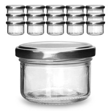 Mir 韓國迷你半玻璃瓶, 16個, 100ml