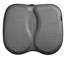 POKOJ 3D矽膠網眼涼感坐墊, 灰色, 1個