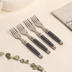 LA CARTUJA Ancla Laguiole 甜點蛋糕茶叉, 海軍藍, 4個