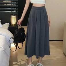 PEONIST 長版百褶日常穿搭裙