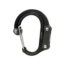 히어로클립 포켓훅 비너클립 medium, 블랙, 1개