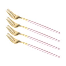 SSGP 不鏽鋼餐叉, 粉紅金, 4個