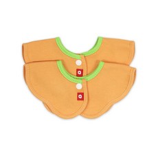 애플아이 유아용 롤링 이유식 턱받이, 당근, 2개, 1개입