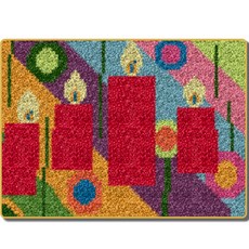 알로데 직사각형 매트형 DIY 스킬자수세트 영문버전 흰색인쇄메쉬, NO 05, 1세트