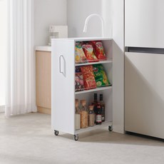 CONCEAL 冰箱夾縫收納櫃, 白色