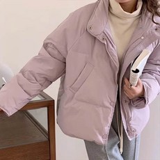 andstyle 女款短版絎縫休閒鋪棉外套 261724