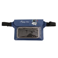 Make Mine 宇航員觸控螢幕腰包手機防水袋, 海軍藍, 1個