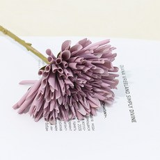 Garden in the City 人造花 粉彩菊花 FM351-5210, 紫色, 1個