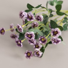 플라워트리 조화 식물 찔레장미 꽃다발 39cm, 1개, 퍼플