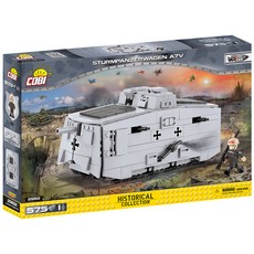 COBI 德國 Sturmpanzerwagen A7V 樂高兼容積木, 混色