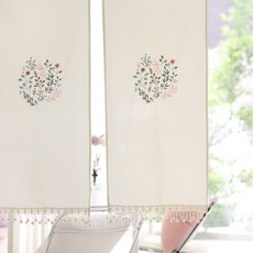 BELLELIFE May 刺繡遮蔽簾, 自然色