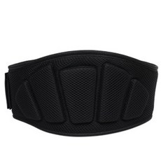 前途光明 健身舉重深蹲支撐腰帶 黑色, 1個