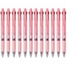 Lineplus M3 3色原子筆 0.5mm 12入, 珊瑚色, 1個