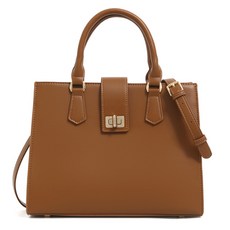 TRIPLEJ 女士 NEW 托特肩背斜背多功能包, 棕色