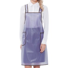 藝景 單面網眼防水圍裙 H型 半透明 中, 1個, 紫色(PO-3011)