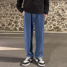 마켓에이 남성용 리누 데일리 일자핏 데님 팬츠 P24FW3 A1776