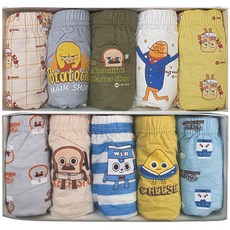 MRKIDS 男孩童天才麵包理髮師三角內褲10件組