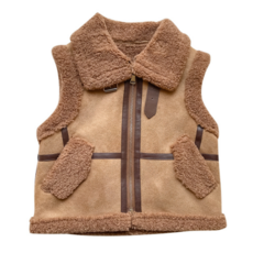 天使眼兒童款毛皮背心