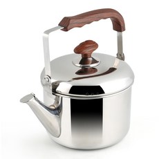 木質握把304不鏽鋼煮水壺, 3L, 混色