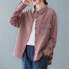 POPLARNC 女款 Stone Nix 格紋襯衫 P26SPST121244