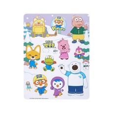 韓國 B&C 集合啦 Pororo 雪村磁性拼圖組, 1個