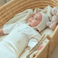 말랑하니 유아용 배앓이 방지 밤부라이트 7부 실내복 상하의 세트