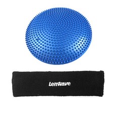 Lenwave 平衡半圓球 藍色+頭帶 黑色