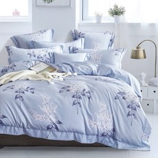 A-ONE 3M吸濕排汗 萊賽爾兩用被套, 夏日庭榭 藍色