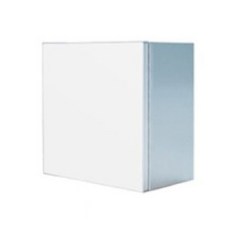 迷你方形MDF浴室櫃, 白色的, 1個