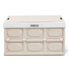 URBAN CAR 木質頂板折疊箱, 淺米色, 1件