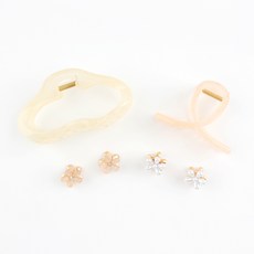 채니봉봉 여아용 우즈 집게핀 6p 세트