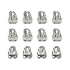 不鏽鋼U型夾 2mm, 12個