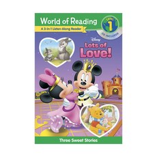 World of Reading Level 1 : 3-in-1 Listen-Along Reader : Disney's Lots of Love Collection, Disney Press, 英文, 平裝書