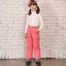 童款方格防寒保暖褲