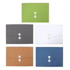 PAPERIAN A4 再生紙演示文件夾 5件套, 橄欖色 + 肉桂色 + 白雪公主 + 海洋藍 + 石頭, 1套