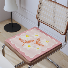 Bellapick 清涼坐墊, 粉白花朵