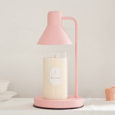 The Sweet Candle + Mono Candle Warmer 粉色錶盤 + 燈泡 2p 套裝, Black Cherry, 粉色