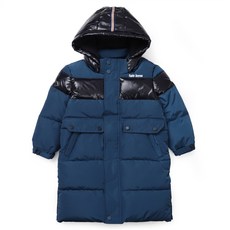 ToTo Heros 男童亮面拼接連帽填充外套