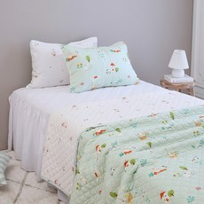 에이프릴홈 무이 목화 모달 스프레드, 그린