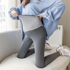 PangPang Shop C 無縫孕婦素色內搭褲