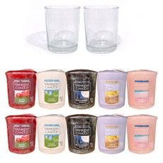 Yankee Candle 香氛蠟燭, Black Cherry 黑櫻桃+Clean Cotton 純淨棉+Midsummer's Night 仲夏之夜+Lemon Lavender 檸檬薰衣草+Pink Sands 粉紅沙灘
