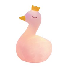 캐릭터 취침 무드등 042백조핑크, 혼합색상