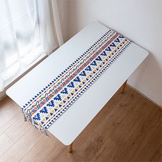 북유럽 에스닉 패턴 디자인 아트 테이블러너, 02, 50 x 180 cm, 1개
