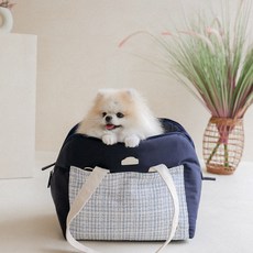 babisyoung 寵物 Pogeuni Atobag 外出包, 海軍藍, 1個