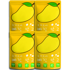 요거트에 빠진 망고 과자, 4개, 혼합맛(요거트/망고), 18g