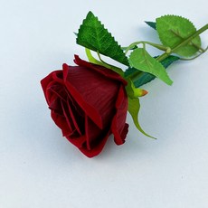 쇼핑153 조화 벨벳 인테리어 장미, 04 다크레드, 10개