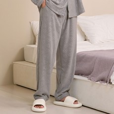 GLAM GONGGAM 情侶款超柔貂絨俏皮風睡褲