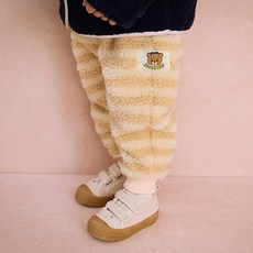 milkmile 嬰幼兒柔軟羊毛絨毛刷毛保暖內裡褲